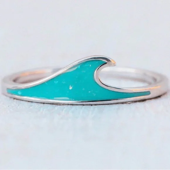🆕 Pura Vida Wave Stacking Ring NWT - Picture 3 of 8